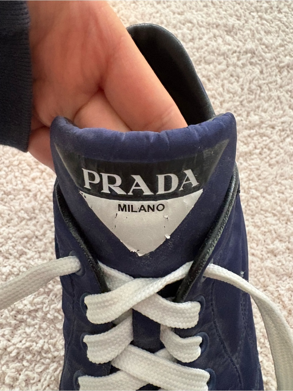 Blue Prada Sneakers - Picture 4 of 8